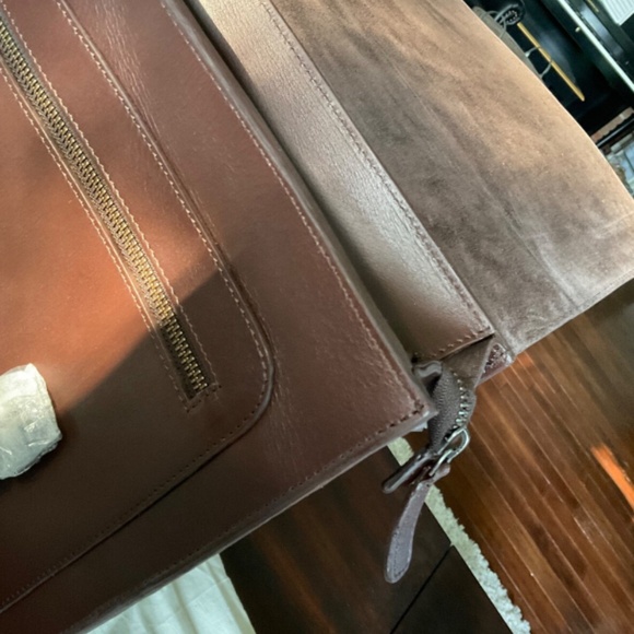 The Real Leather Company "The Heritage" Brown Leather Briefcase 2025 NWT - Picture 7 of 7